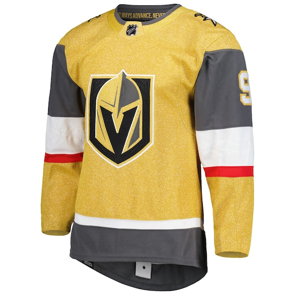 Jack Eichel Vegas Golden Knights adidas Home Primegreen Authentic Player Jersey - Gold - Image 2