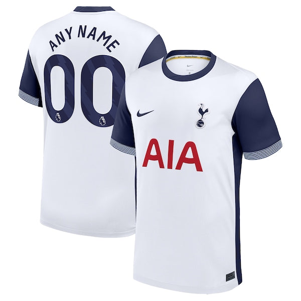 Tottenham Hotspur Nike 2024/25 Home Replica Custom Jersey - White - Image 2