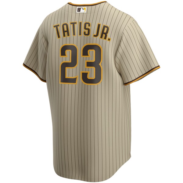 Fernando Tatis Jr. San Diego Padres Nike Alternate Replica Player Jersey - Tan/Brown/White - Image 8