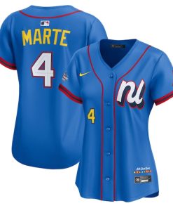 Ketel Marte National League Nike Women's 2025 All-Star Edition Limited Player Jersey - Blue