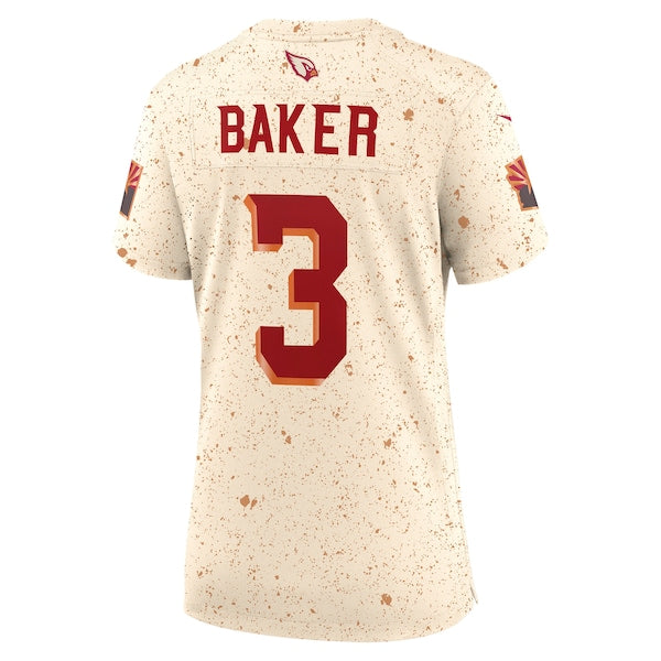 Budda Baker Arizona Cardinals Nike Women's 2025 Rivalries Collection Game Jersey - Natural - Image 3