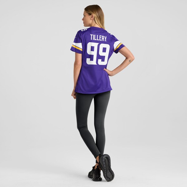 Jerry Tillery Minnesota Vikings Nike Women's Game Jersey - Purple - Image 6