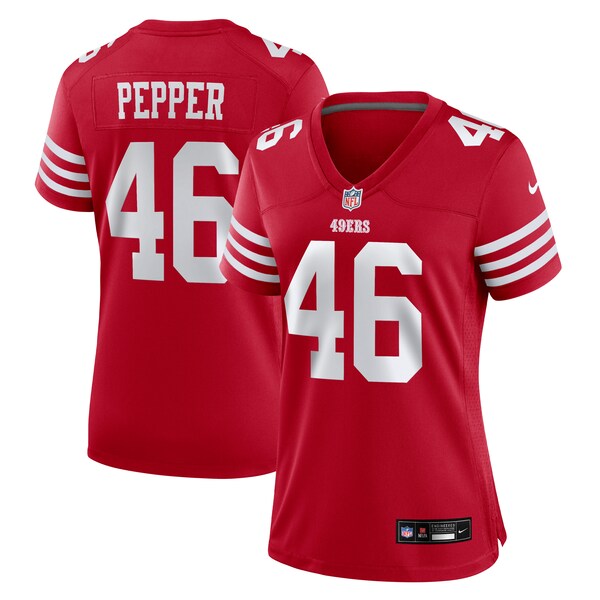 Taybor Pepper San Francisco 49ers Nike Women's Game Jersey - Scarlet - Image 2