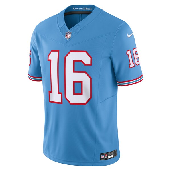 Treylon Burks Tennessee Titans Nike Vapor F.U.S.E. Limited Jersey - Light Blue/Navy - Image 3