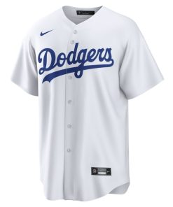 Alternative view of J.D. Martinez Los Angeles Dodgers Nike Home Replica Jersey - White