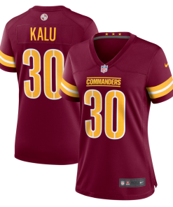 Joshua Kalu Washington Commanders Nike Women's  Game Jersey - Burgundy