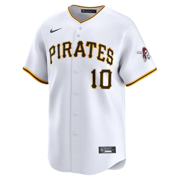 Bryan Reynolds Pittsburgh Pirates Nike Home Limited Player Jersey - White - Image 2