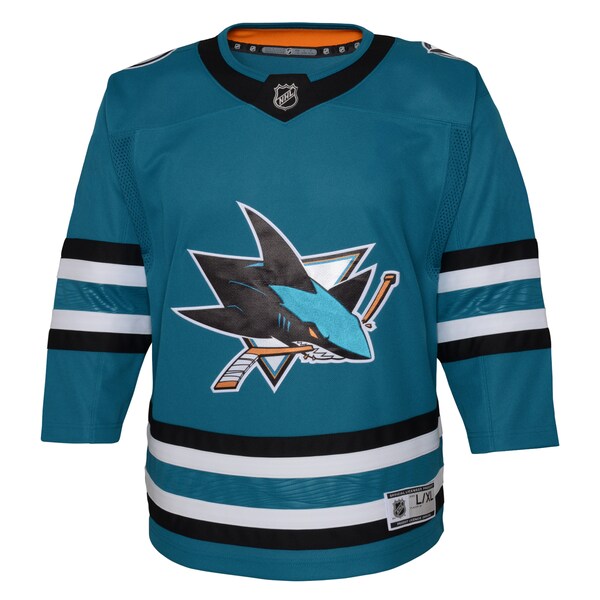 San Jose Sharks Youth Premier Jersey - Teal - Image 2