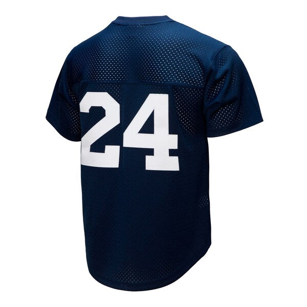 Rickey Henderson New York Yankees Cooperstown Collection Mesh Batting Practice Button-Up Jersey - Navy - Image 3