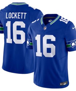 Tyler Lockett Seattle Seahawks Nike Throwback Vapor F.U.S.E. Limited Jersey - Royal