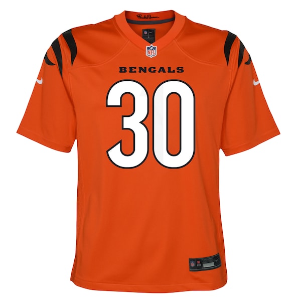 Chase Brown Cincinnati Bengals Nike Youth Youth - Orange/Black - Image 3