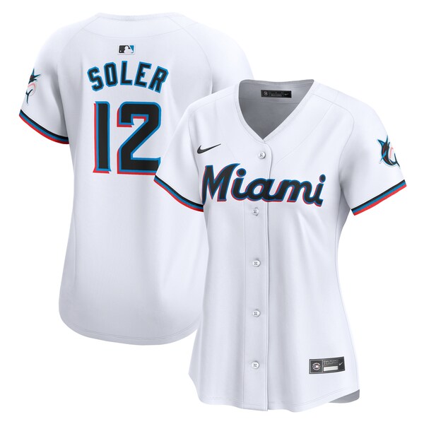 Jorge Soler Miami Marlins Nike Women's Home Limited Player Jersey - White