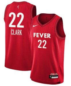 Caitlin Clark Indiana Fever Nike 2024 WNBA Draft Rebel Edition Victory Player Jersey - Red