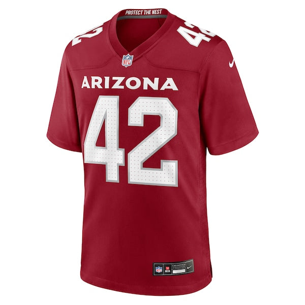 K'Von Wallace Arizona Cardinals Nike Team Game Jersey - Cardinal - Image 2
