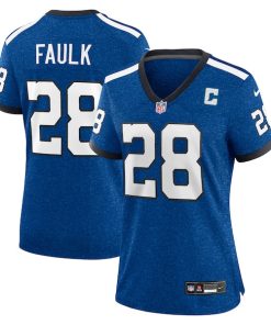 Marshall Faulk Indianapolis Colts Nike Women's Indiana Nights Alternate Game Jersey - Royal