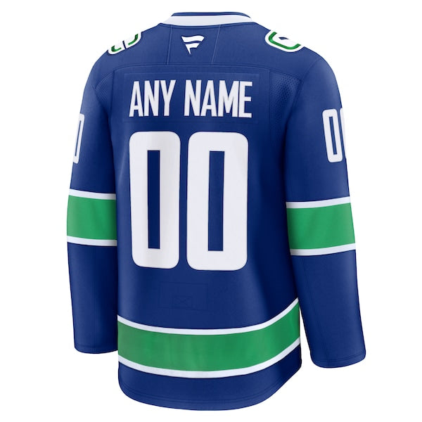 Vancouver Canucks Home Premium Custom Jersey - Blue/White - Image 5