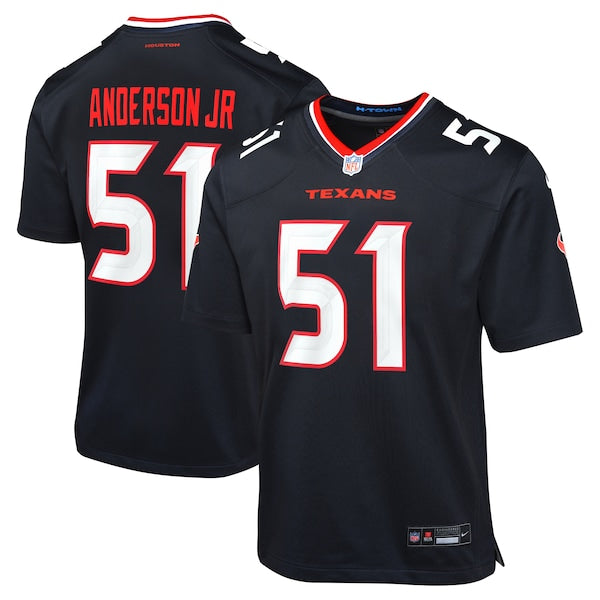 Will Anderson Jr. Houston Texans Nike Youth Game Jersey - Navy/White - Image 2