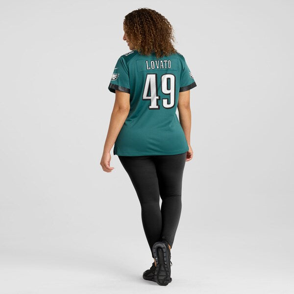 Rick Lovato Philadelphia Eagles Nike Women's Team Game Jersey - Midnight Green - Image 7