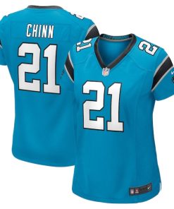 Alternative view of Jeremy Chinn Carolina Panthers Nike Women's Player Game Jersey - Blue/White