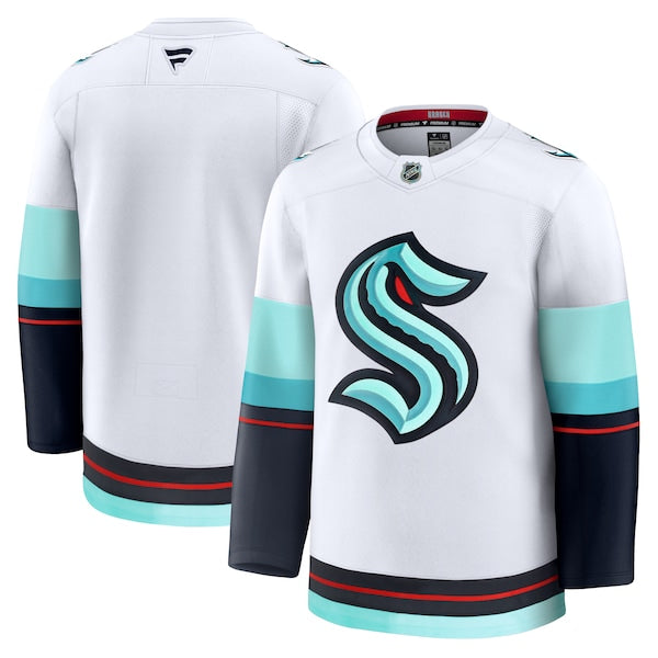 Seattle Kraken Away Premium Jersey - White/Navy - Image 2