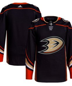 Anaheim Ducks adidas Men's Home Authentic Jersey - Black