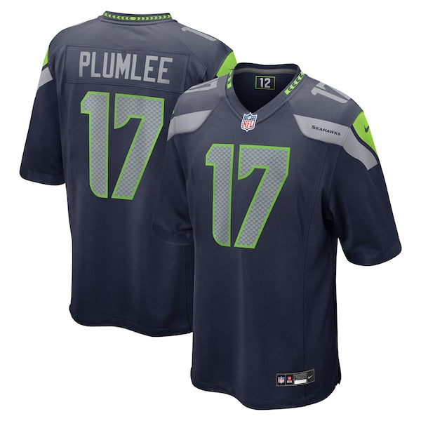 John Rhys Plumlee Seattle Seahawks Nike Team Game Jersey - College Navy
