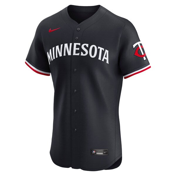 Minnesota Twins Nike Alternate 2 Elite Jersey - Navy/White - Image 3