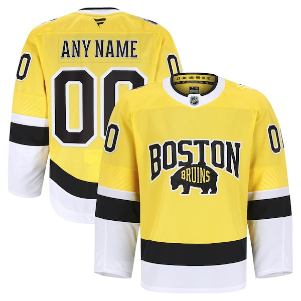 Boston Bruins 2026 NHL Stadium Series Authentic Pro Custom Jersey - Gold