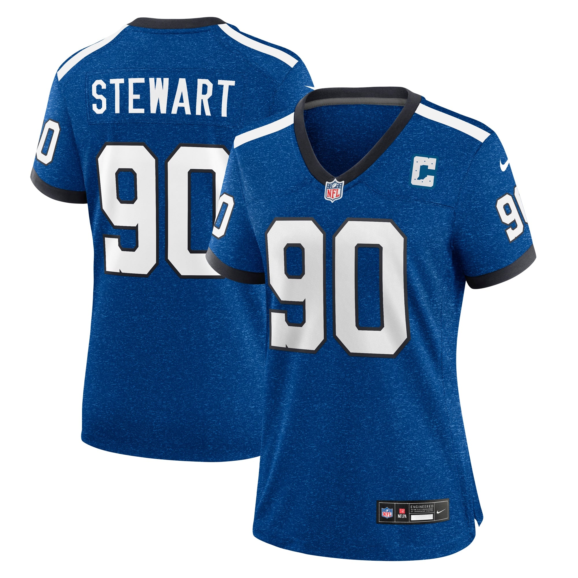 Grover Stewart Indianapolis Colts Nike Women's Game Jersey - Royal/Blue - Image 2