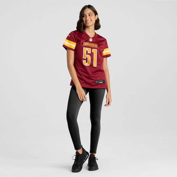 Bobby Hart Washington Commanders Nike Women's Game Jersey - Burgundy - Image 2