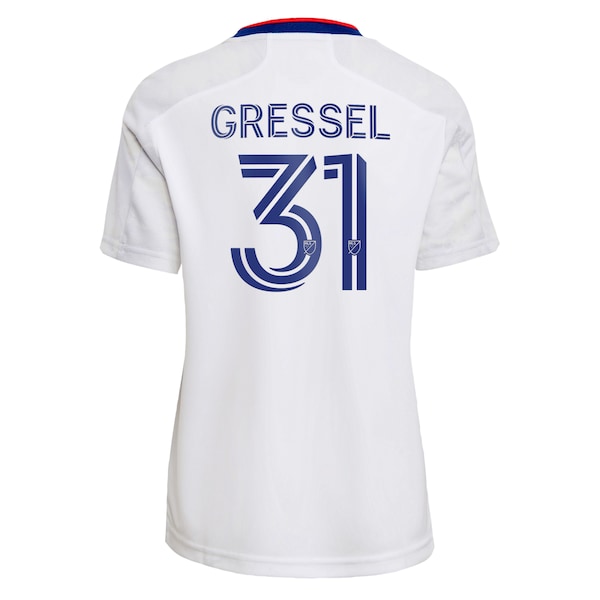 Julian Gressel D.C. United adidas Women's 2022 The Marble Replica Player Jersey - White - Image 3
