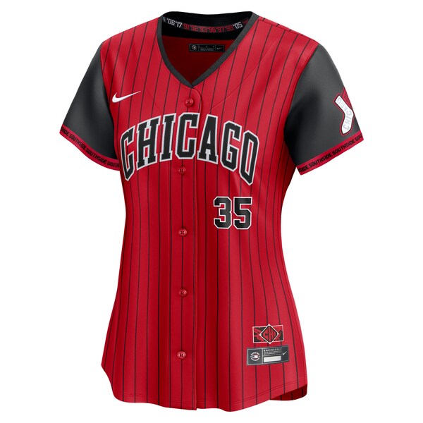 Frank Thomas Chicago White Sox Nike Women's 2025 City Connect Limited Retired Player Jersey - Red/Black - Image 2