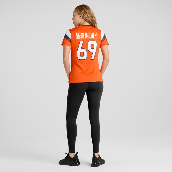 Mike McGlinchey Denver Broncos Nike Women's Team Game Jersey - Orange - Image 5