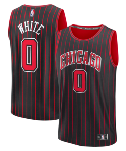 Coby White Chicago Bulls  Fast Break Jersey - Statement Edition - Black