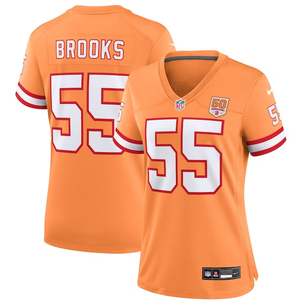 Derrick Brooks Tampa Bay Buccaneers Nike Women's 50th Season Game Jersey - Creamsicle/Red
