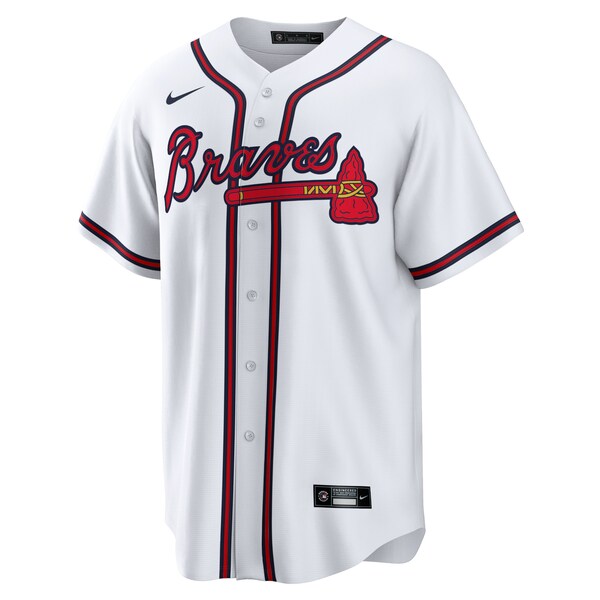 Travis d'Arnaud Atlanta Braves Nike Home Official Replica Player Jersey - White - Image 2