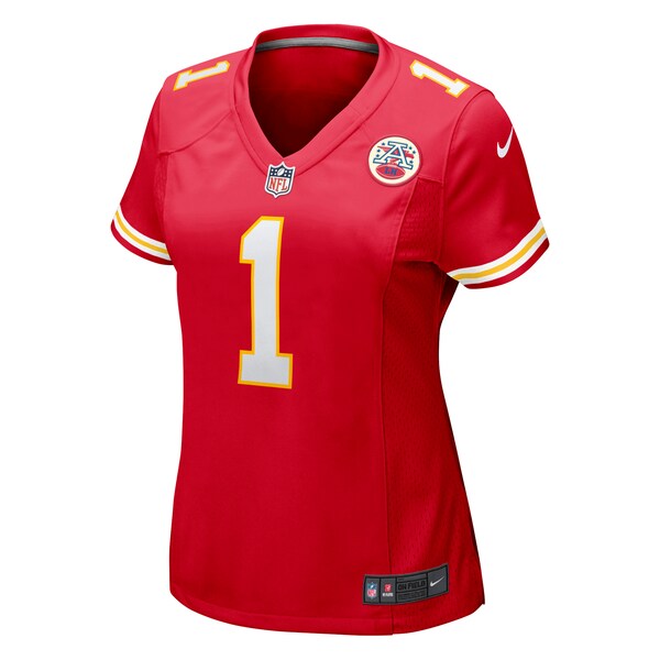 Number 1 Mom Kansas City Chiefs Nike Women's Game Jersey - Red - Image 2