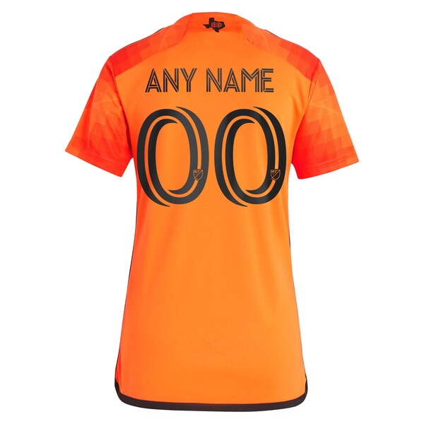 Houston Dynamo FC adidas Women's 2024 El Sol Replica Custom Jersey - Orange - Image 3