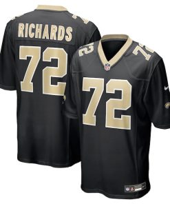 Asim Richards New Orleans Saints Nike Team Game Jersey - Black