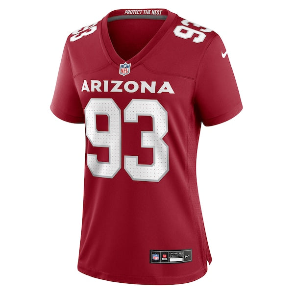 Justin Jones Arizona Cardinals Nike Women's Game Jersey - Cardinal - Image 8