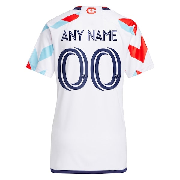 Chicago Fire adidas Women's 2024 A Kit For All Replica Custom Jersey?ยจC White - Image 3