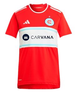 Alternative view of Kellyn Acosta Chicago Fire adidas Women's 2024 Return To Red Replica Player Jersey - Red