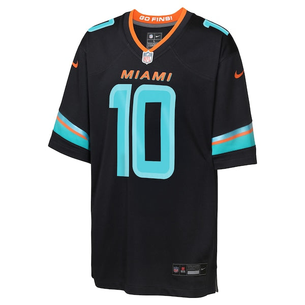 Tyreek Hill Miami Dolphins Nike Youth 2025 Rivalries Collection Game Jersey - Pitch Blue - Image 2