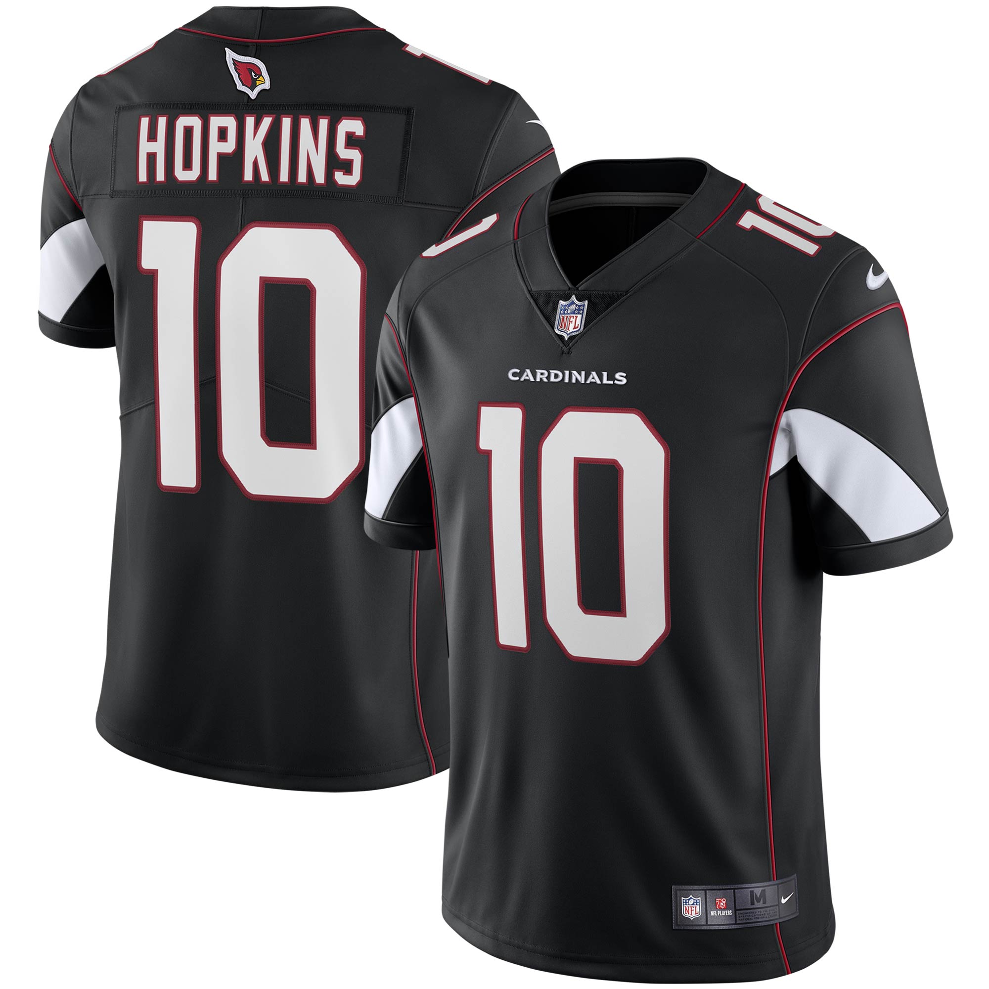 DeAndre Hopkins Arizona Cardinals Nike Vapor Limited Jersey - White/Black/Cardinal - Image 5