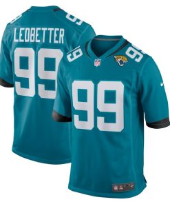 Jeremiah Ledbetter Jacksonville Jaguars Nike Home Game Player Jersey - Teal