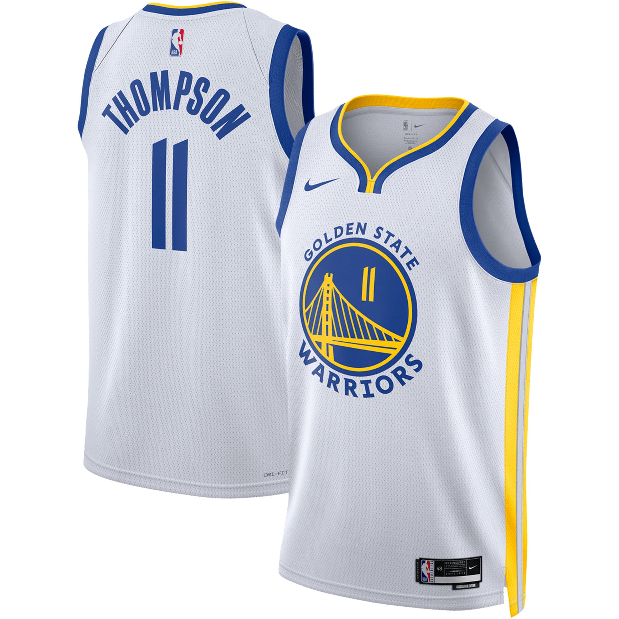 Klay Thompson Golden State Warriors Nike Unisex Swingman Jersey - Icon Edition - Royal/White - Image 4
