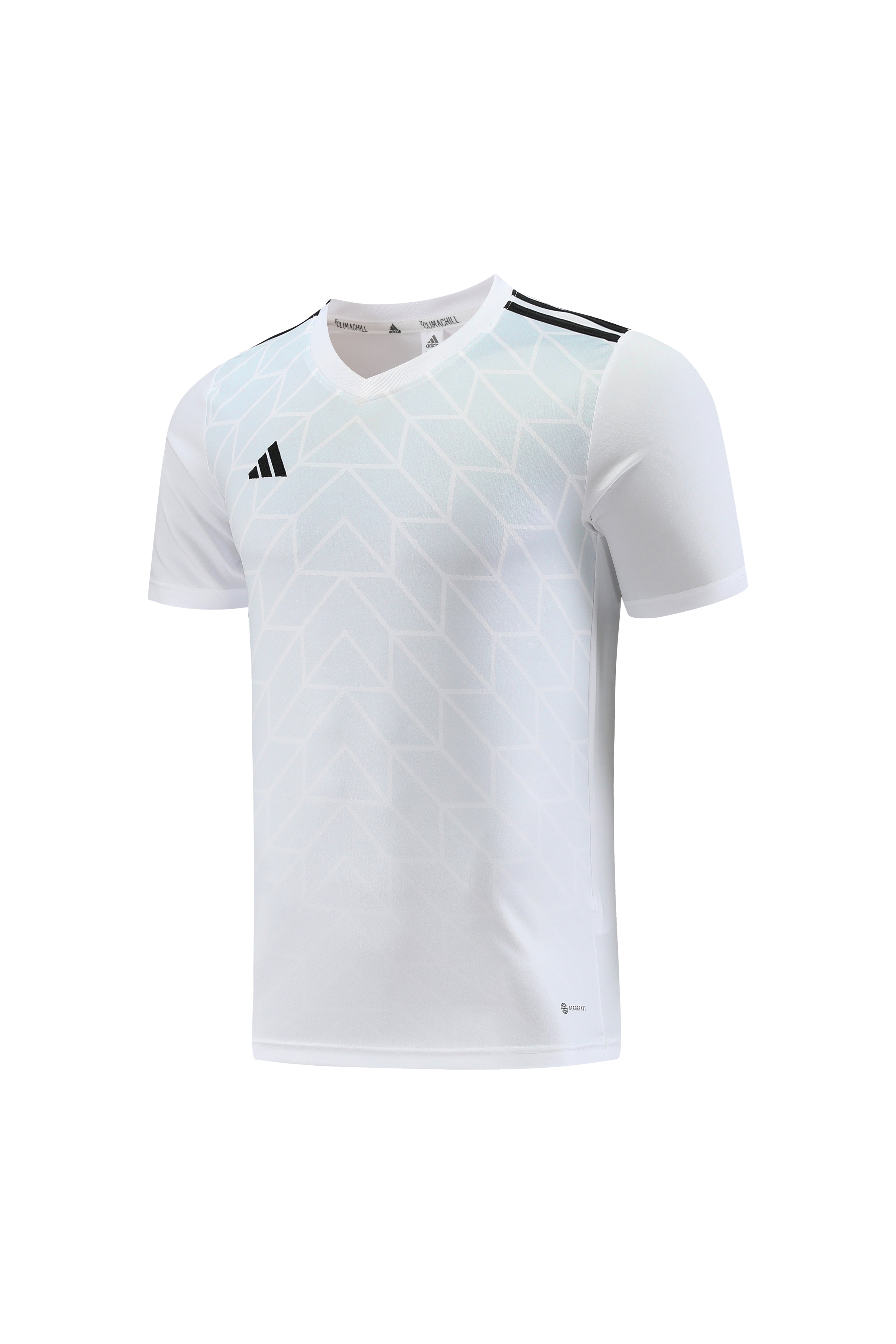 Adidas Short Sleeve Training Jersey Set - AD05- White/Green - Image 3