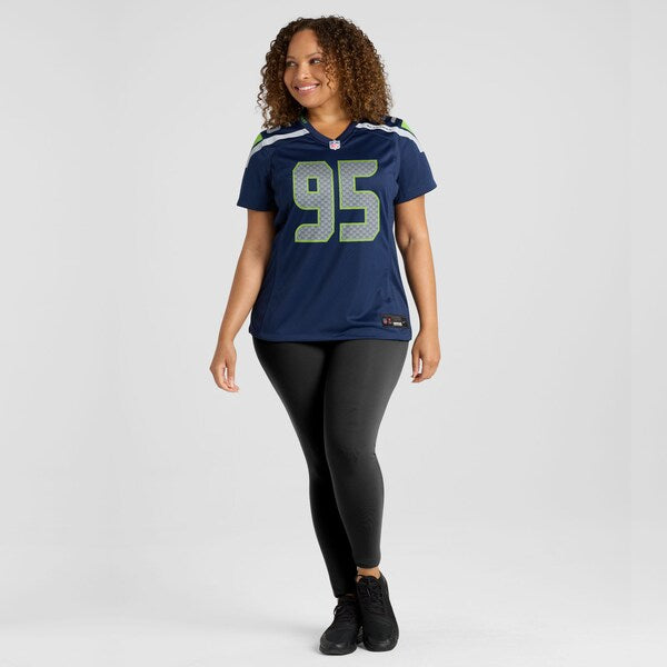 Myles Adams Seattle Seahawks Nike Women's Team Game Jersey - College Navy - Image 7