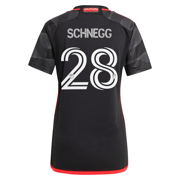 David Schnegg D.C. United adidas Women's 2024 The Icon Kit Replica Player Jersey - Black - Image 3