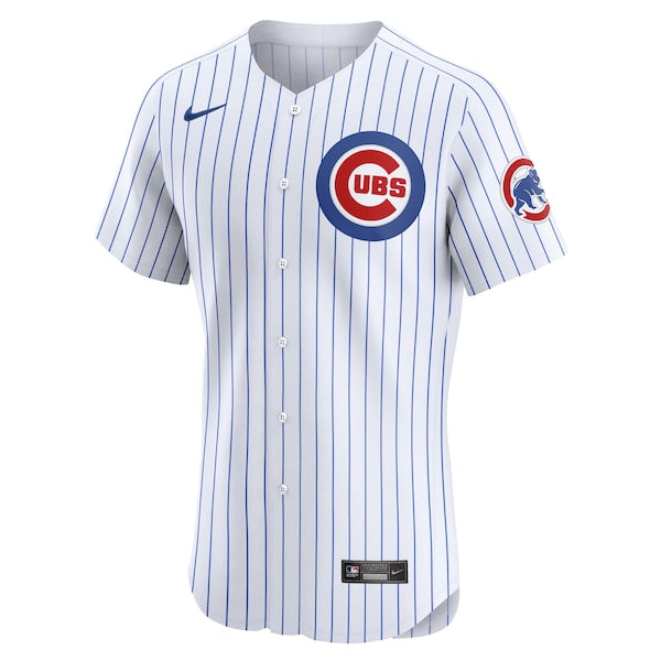 Dansby Swanson Chicago Cubs Nike Home Elite Player Jersey - White - Image 3